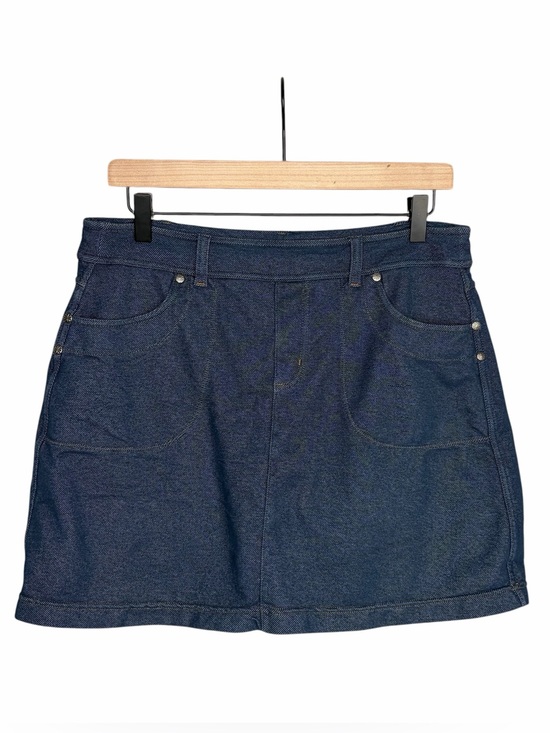 Athleta Pants - Athleta Denim Bettona Classic Skort M Blue Jean Stretch Travel Hiking Outdoor